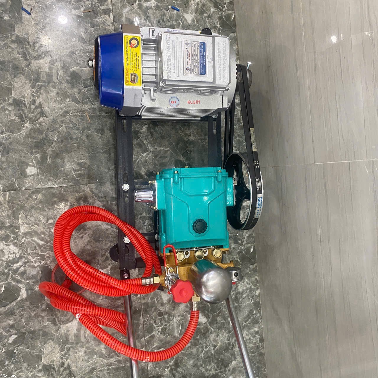 Máy Phun Rửa Xe Dây Đai 3Kw Osaika OS48 (Piston Sứ 30mm)