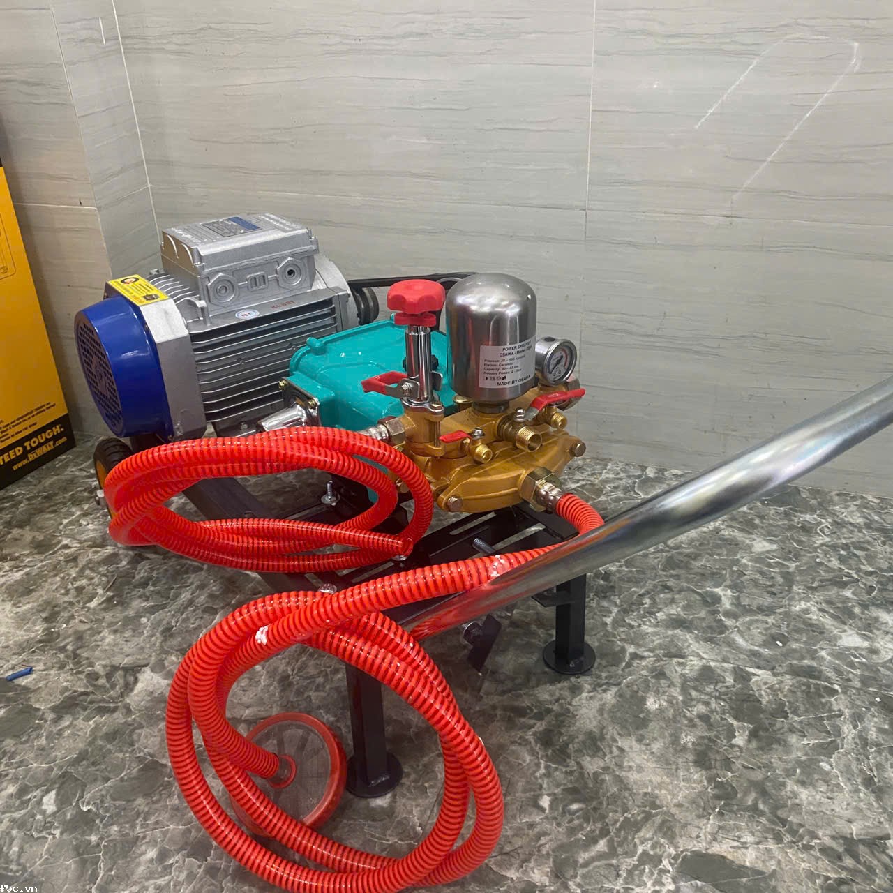 Máy Phun Rửa Xe Dây Đai 3Kw Osaika OS48 (Piston Sứ 30mm)