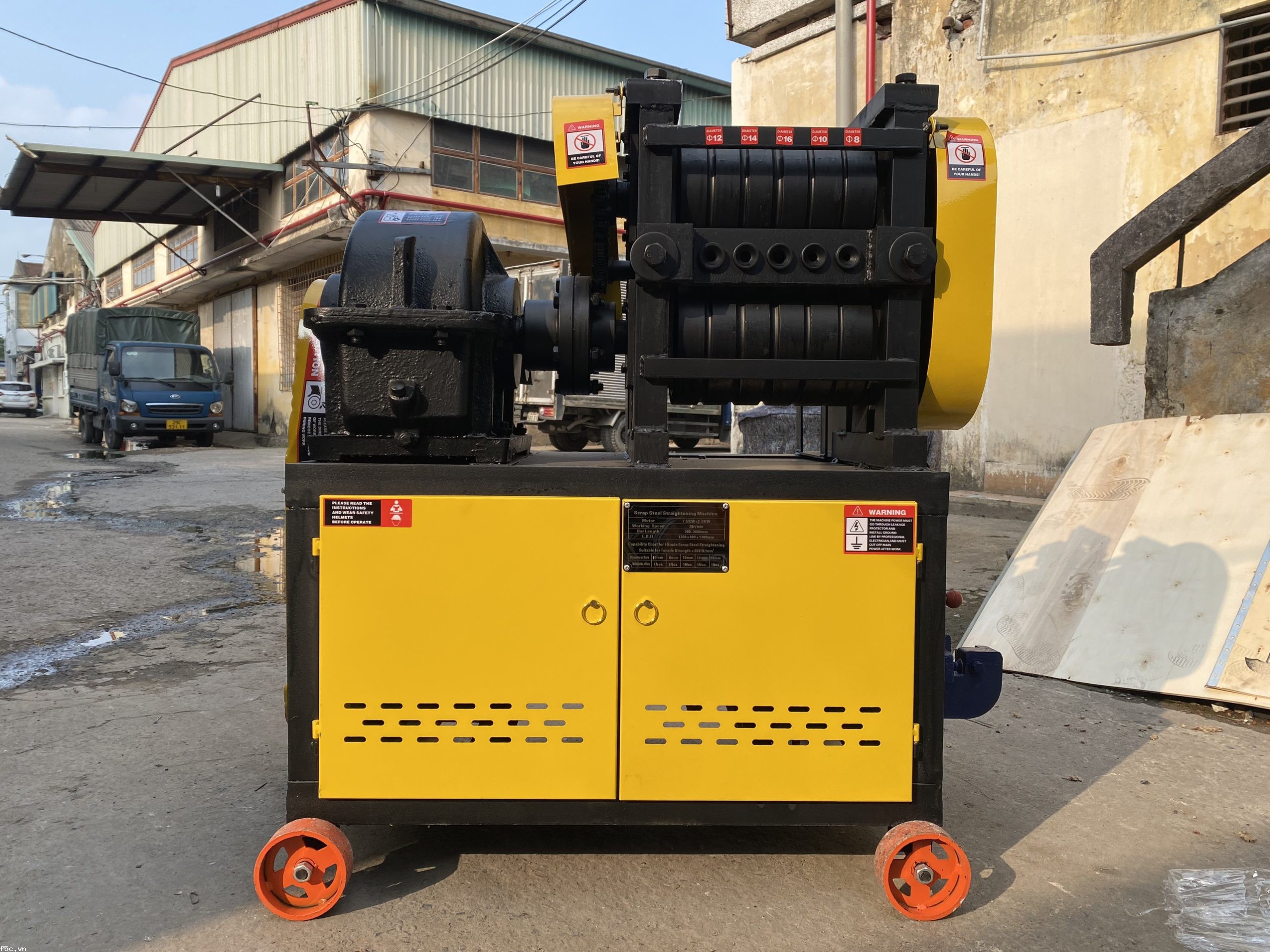 Máy cắt duỗi sắt phế liệu KL6-14B