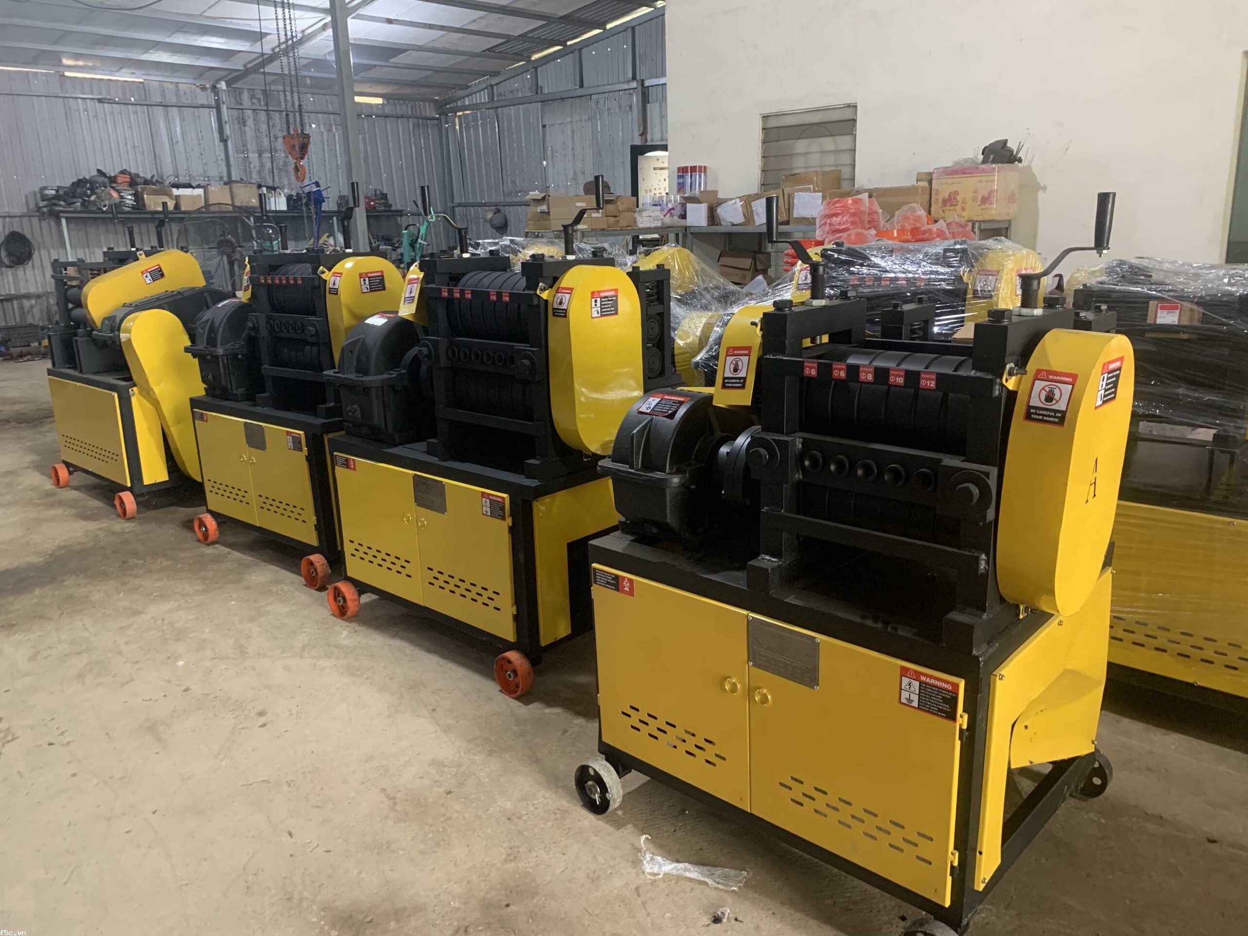 Máy duỗi sắt phế liệu KL6-12