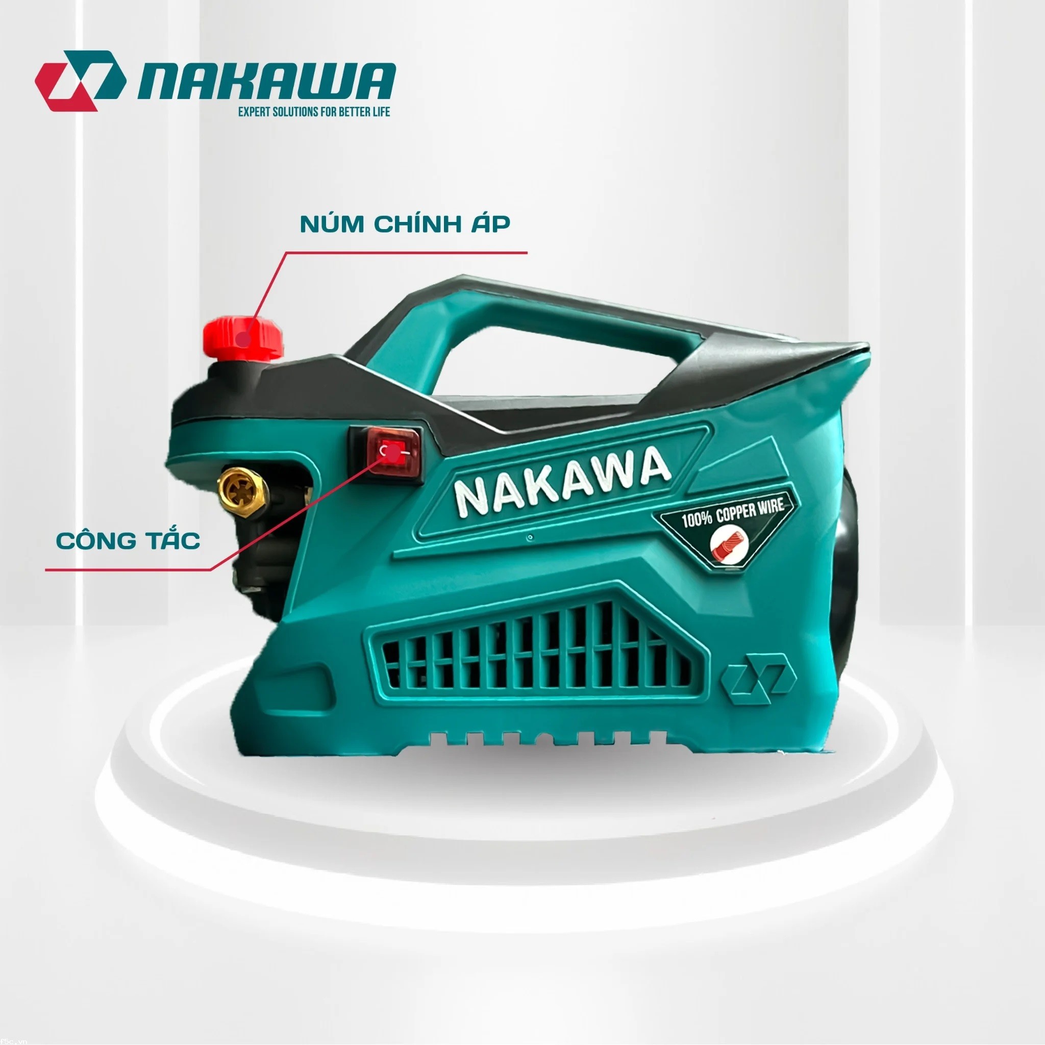 Máy phun áp lực NAKAWA NK-CW32A (có chỉnh áp)
