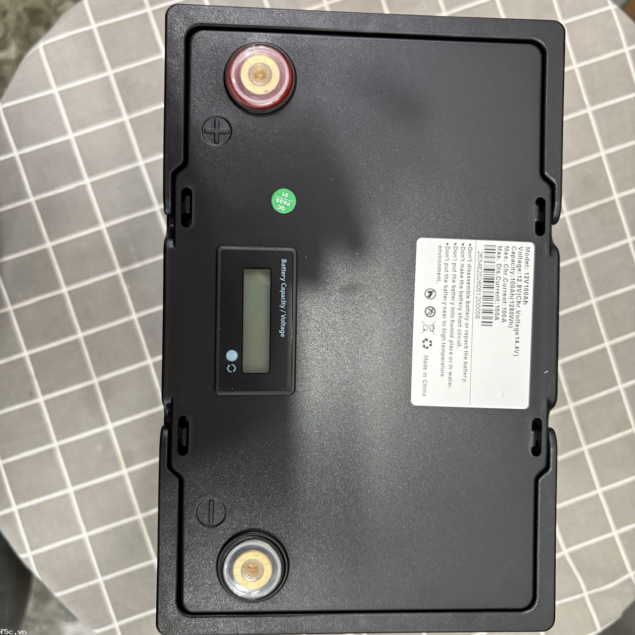 Pin (Ắc Quy) Lithium Wattrix 12V-100AH dùng cho máy chà sàn