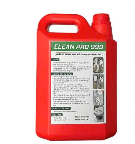 CLEAN PRO 999 - Chất tẩy rửa và phục hồi dàn lạnh không Axit