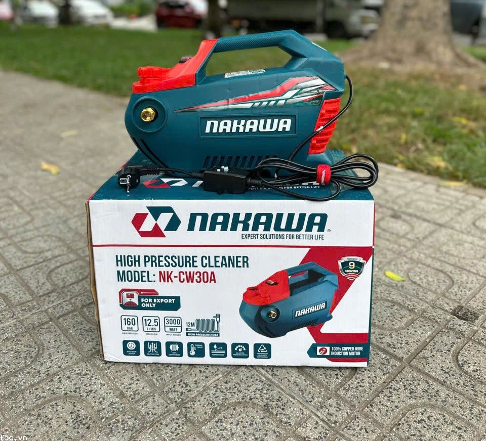 Máy phun áp lực NAKAWA NK-CW30A (Có chỉnh áp)