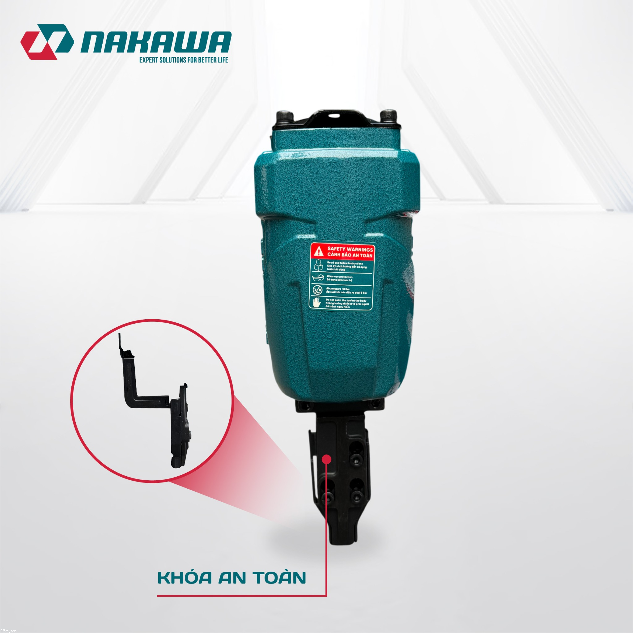 Máy bắn đinh bê tông dùng hơi NAKAWA NK-ST64