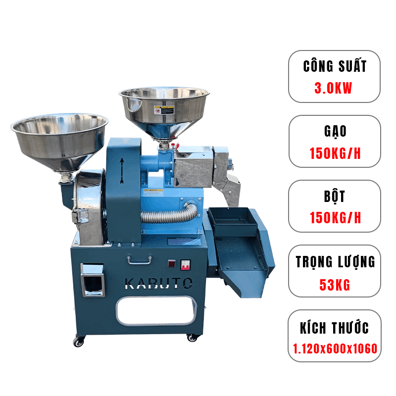 Máy xát gạo mini KABUTO KT288PS