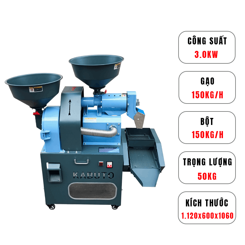 Máy xát gạo mini KABUTO KT266P
