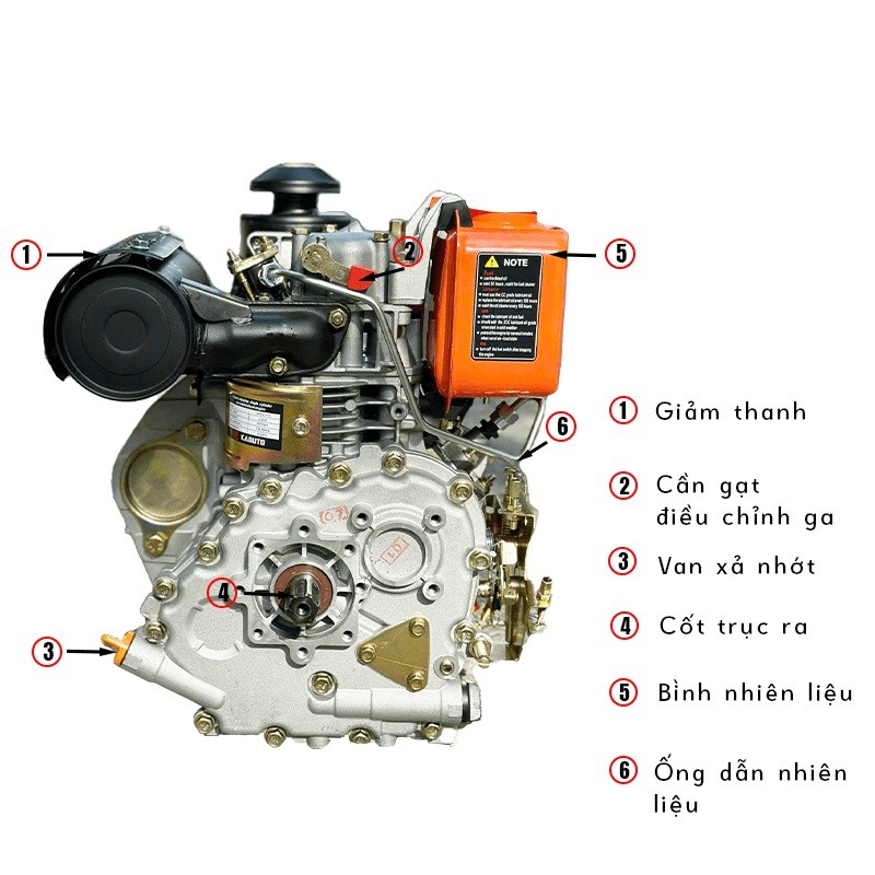Đầu nổ chạy dầu KABUTO KBT-E173 (Cốt sao)