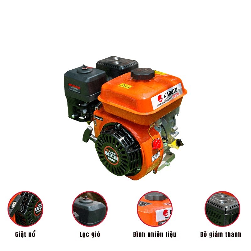 Đầu nổ chạy xăng KABUTO KBE170L