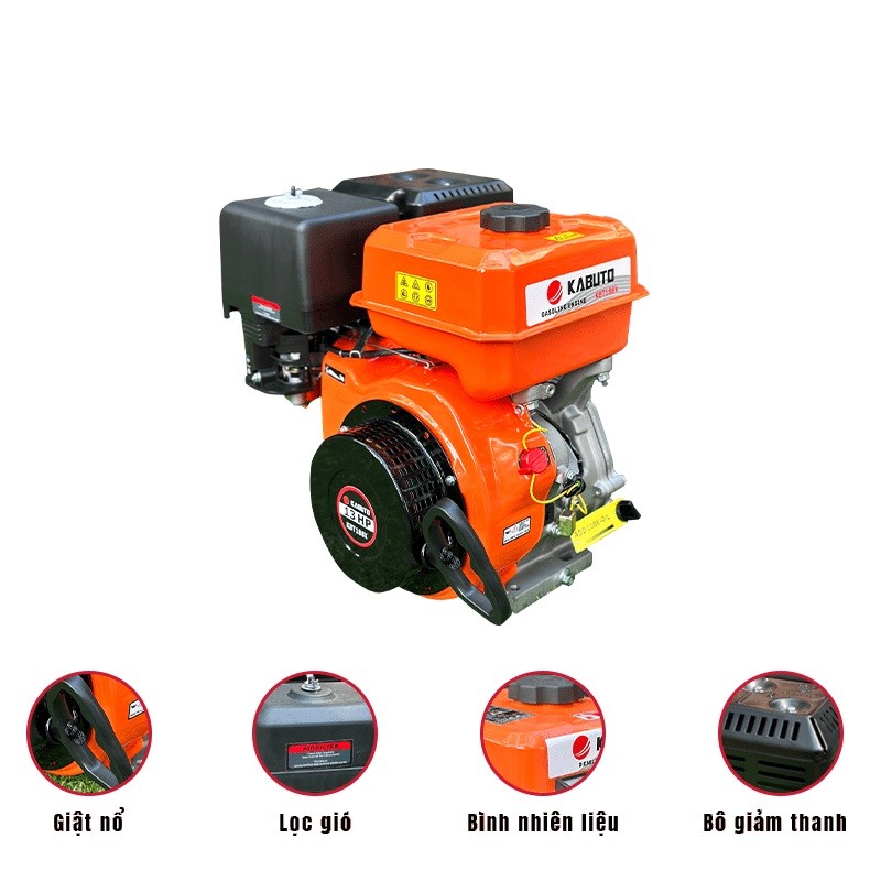 Đầu nổ chạy xăng KABUTO KBE188X (Cốt xéo)