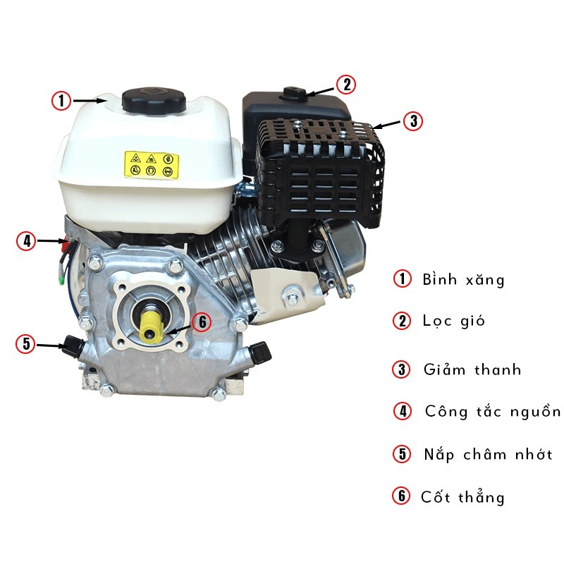 Đầu nổ chạy xăng YATURBO YTE7.5
