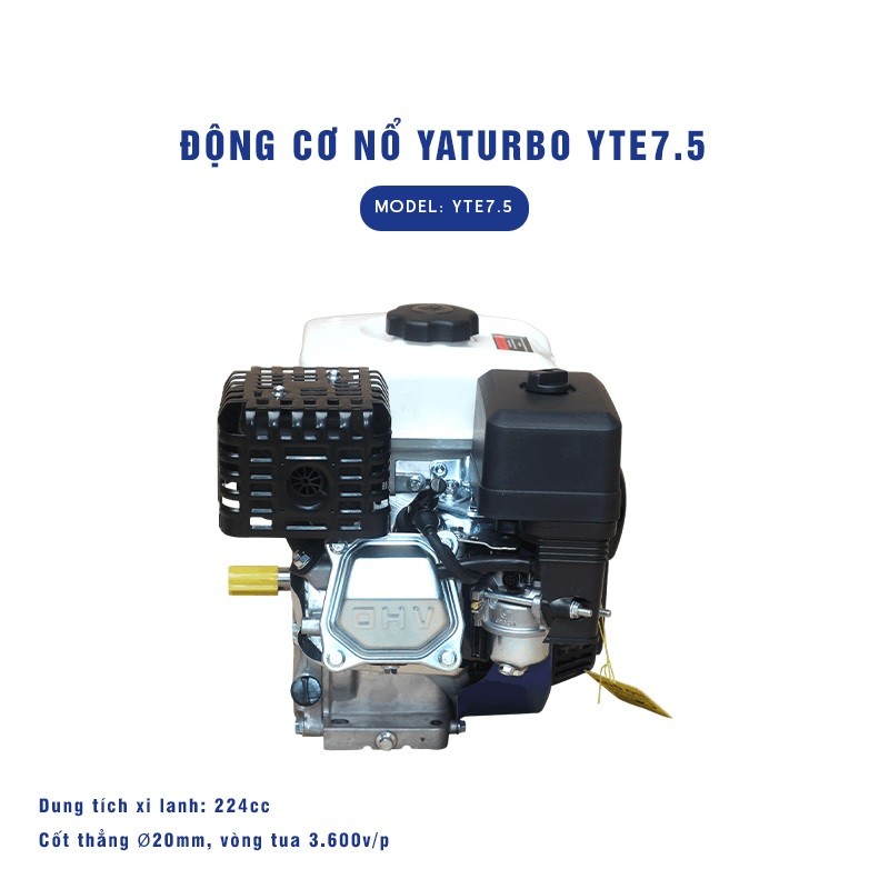 Đầu nổ chạy xăng YATURBO YTE7.5