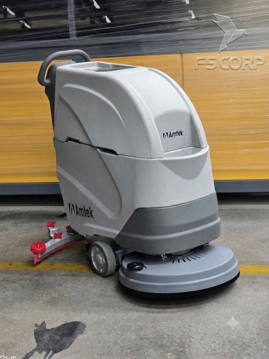Máy chà sàn liên hợp đẩy tay có trợ lực AT-W2Z