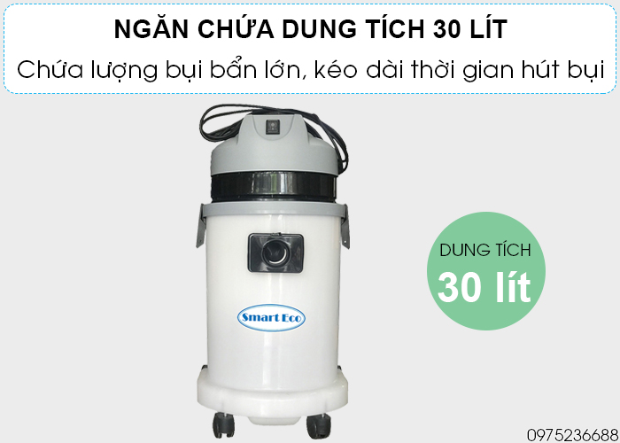 Máy hút bụi hút nước Smart Eco SE 30 HEPA - 1800W