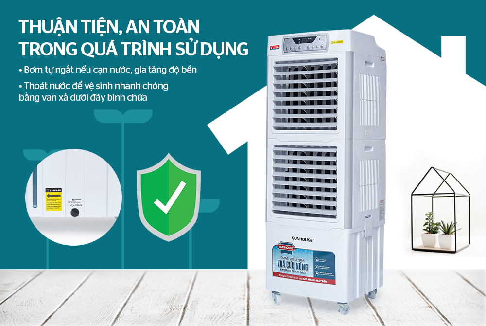 Quạt điều hòa Sunhouse SHD7756